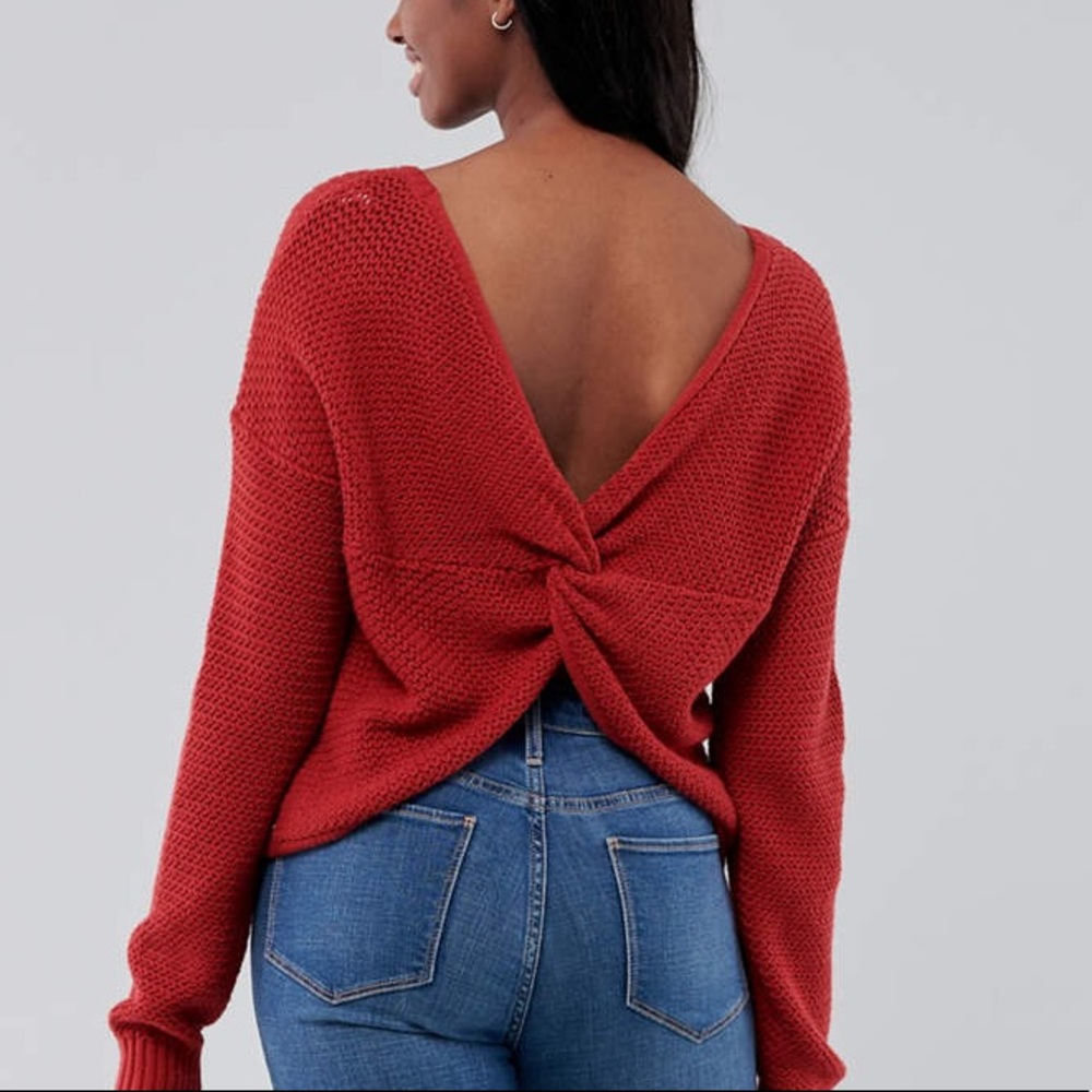 Hollister Reversible Twist Sweater